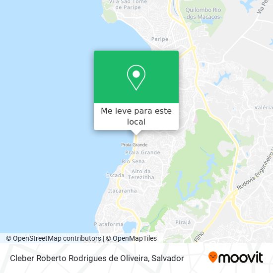 Cleber Roberto Rodrigues de Oliveira mapa