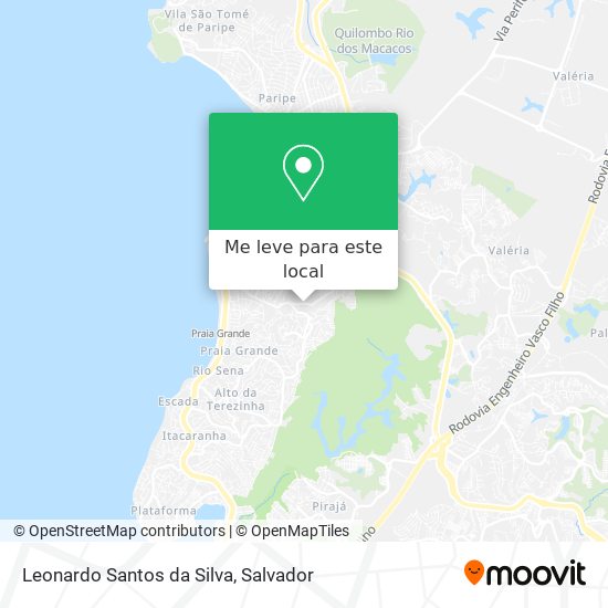 Leonardo Santos da Silva mapa