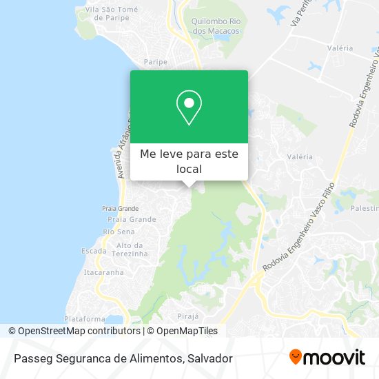 Passeg Seguranca de Alimentos mapa