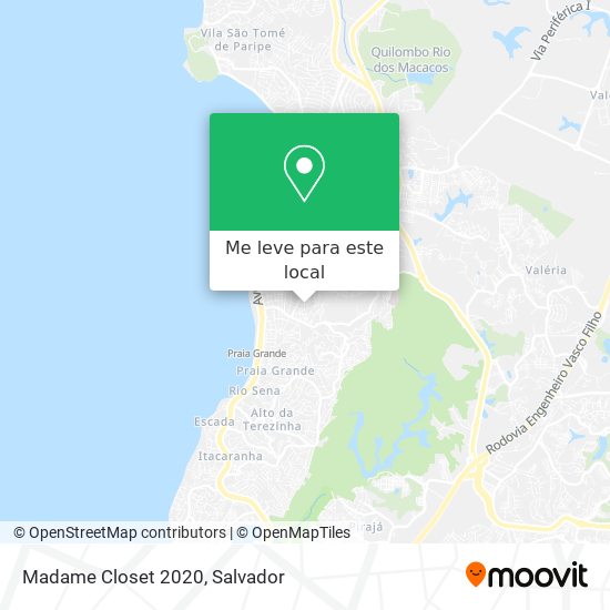 Madame Closet 2020 mapa