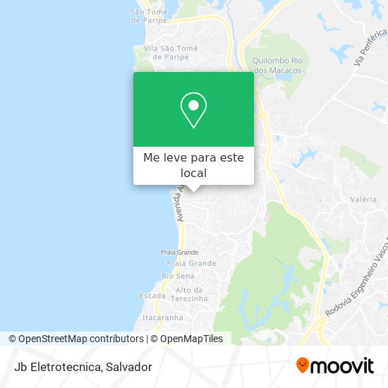 Jb Eletrotecnica mapa