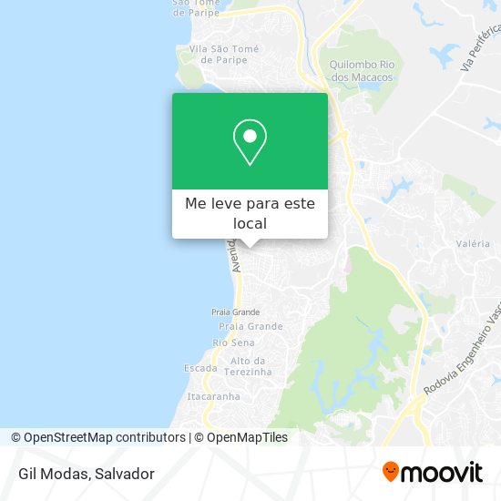 Gil Modas mapa