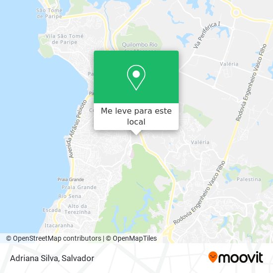 Adriana Silva mapa