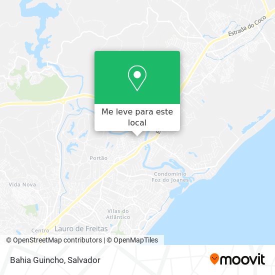 Bahia Guincho mapa