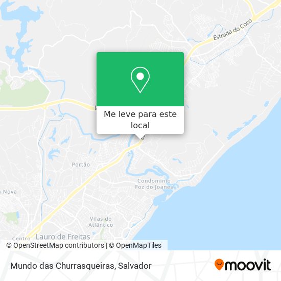 Mundo das Churrasqueiras mapa