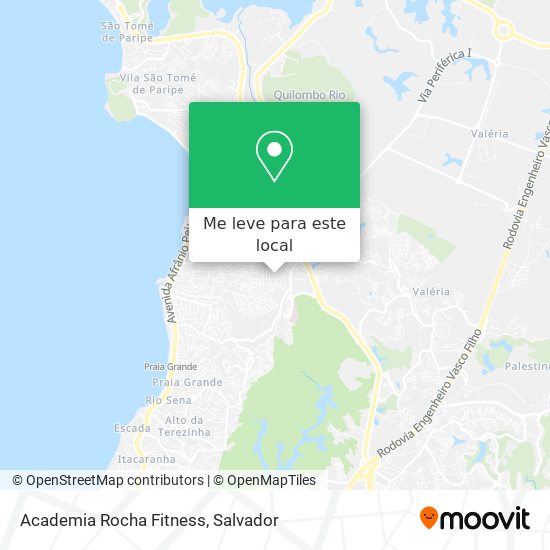 Academia Rocha Fitness mapa