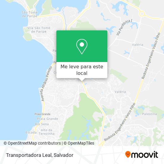 Transportadora Leal mapa