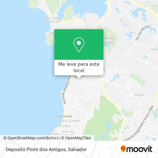 Deposito Point dos Amigos mapa
