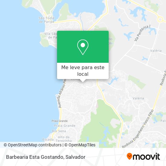 Barbearia Esta Gostando mapa