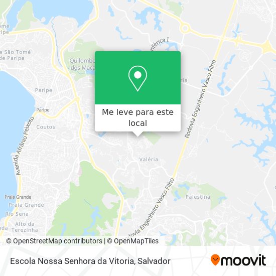 Escola Nossa Senhora da Vitoria mapa