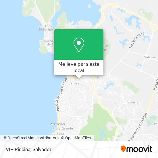 VIP Piscina mapa