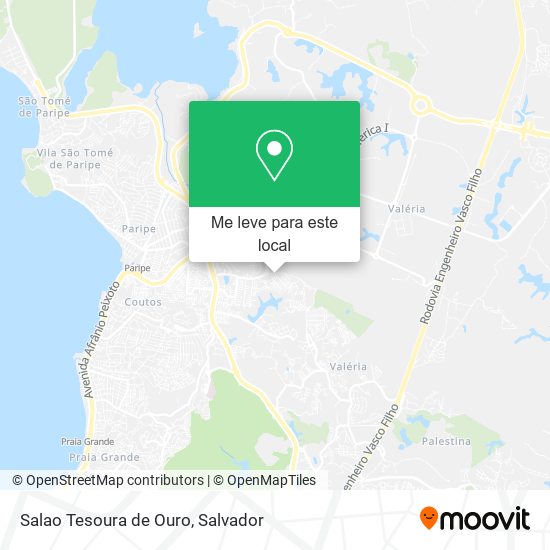 Salao Tesoura de Ouro mapa