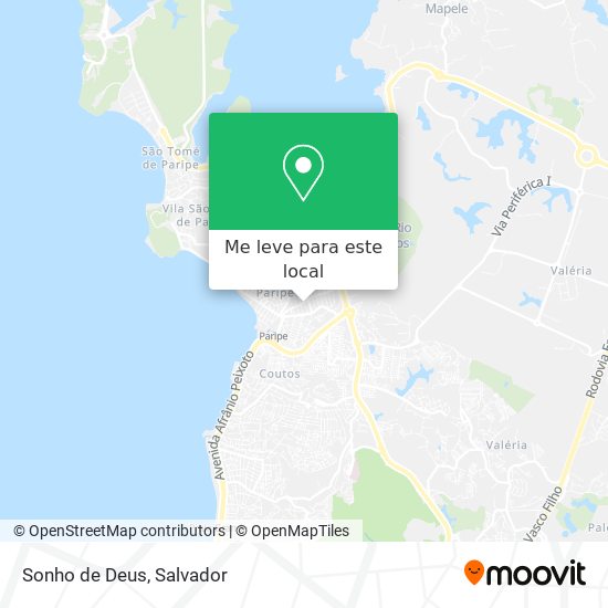 Sonho de Deus mapa