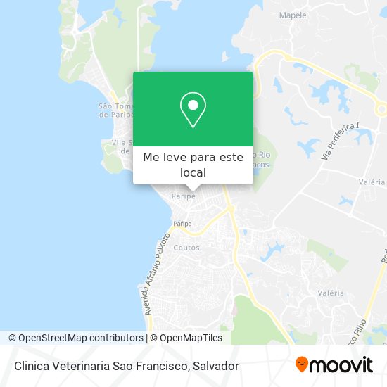Clinica Veterinaria Sao Francisco mapa