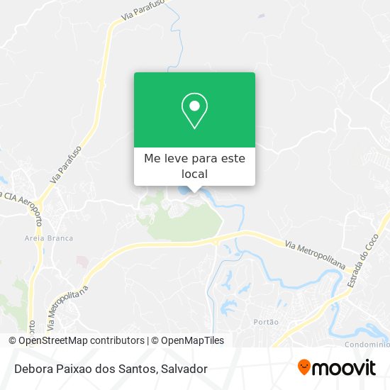 Debora Paixao dos Santos mapa