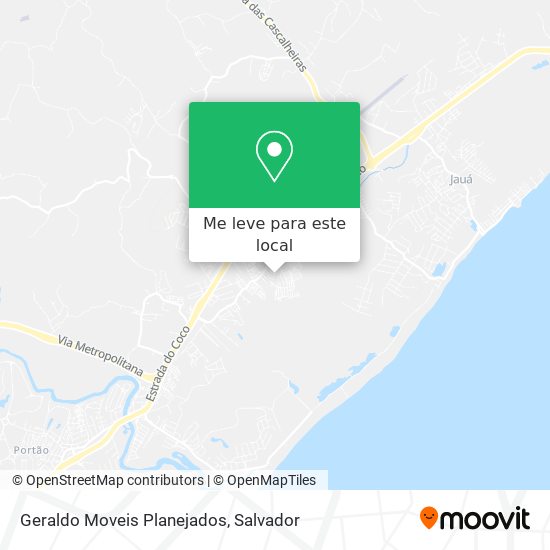 Geraldo Moveis Planejados mapa