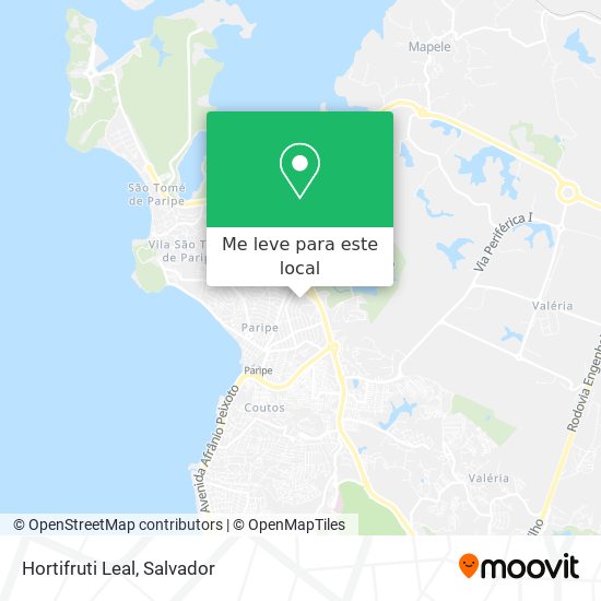 Hortifruti Leal mapa