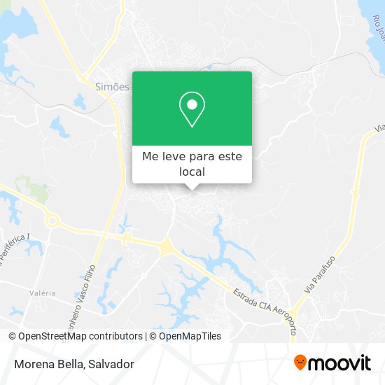 Morena Bella mapa
