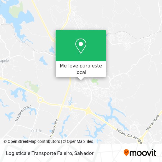 Logistica e Transporte Faleiro mapa