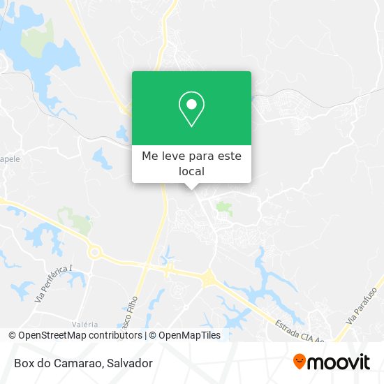 Box do Camarao mapa