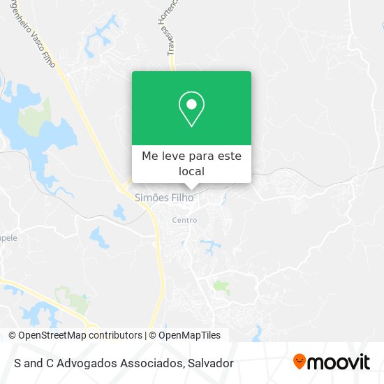 S and C Advogados Associados mapa