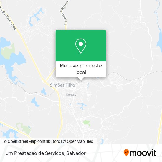 Jm Prestacao de Servicos mapa