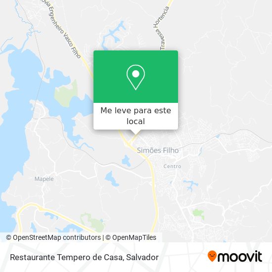 Restaurante Tempero de Casa mapa