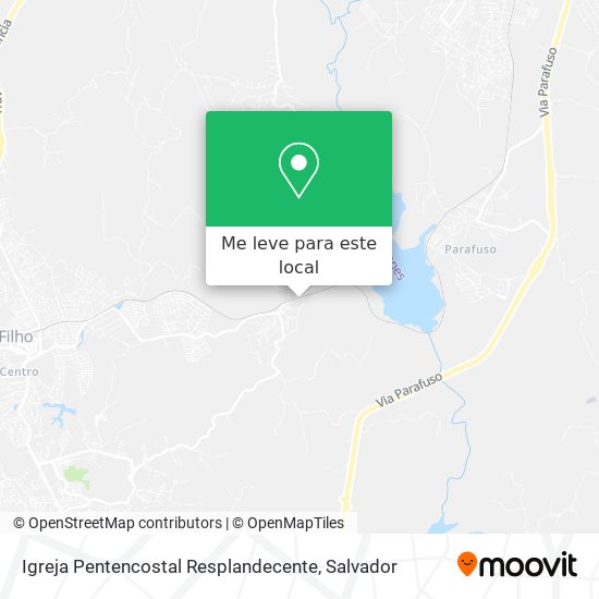 Igreja Pentencostal Resplandecente mapa