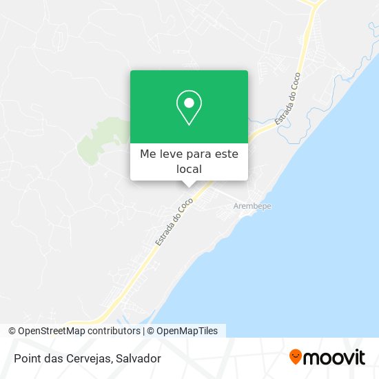 Point das Cervejas mapa