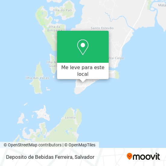 Deposito de Bebidas Ferreira mapa