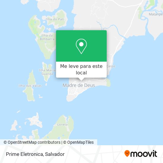Prime Eletronica mapa