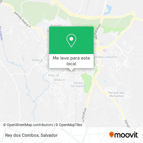 Rey dos Combos mapa