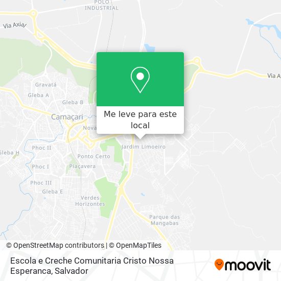 Escola e Creche Comunitaria Cristo Nossa Esperanca mapa