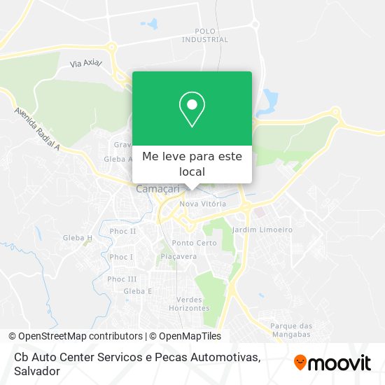 Cb Auto Center Servicos e Pecas Automotivas mapa