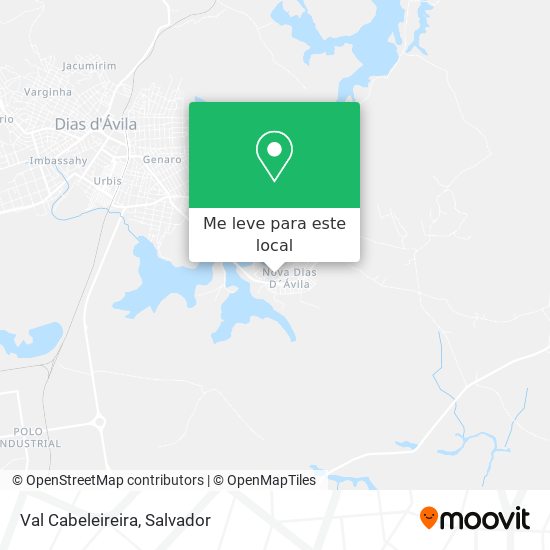 Val Cabeleireira mapa