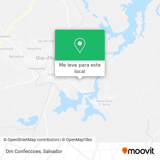 Dm Confeccoes mapa