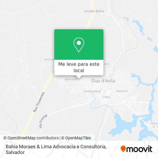 Bahia Moraes & Lima Advocacia e Consultoria mapa