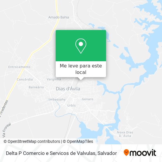 Delta P Comercio e Servicos de Valvulas mapa
