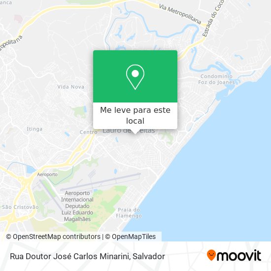 Rua Doutor José Carlos Minarini mapa