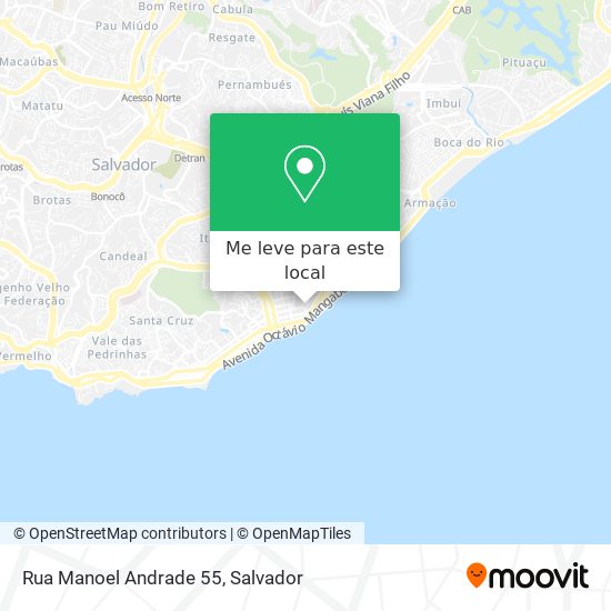 Rua Manoel Andrade 55 mapa