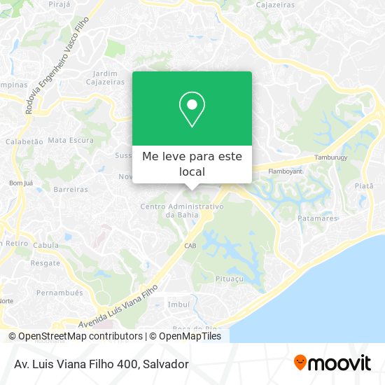 Av. Luis Viana Filho 400 mapa