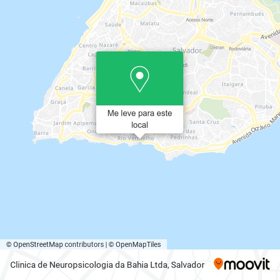 Clinica de Neuropsicologia da Bahia Ltda mapa