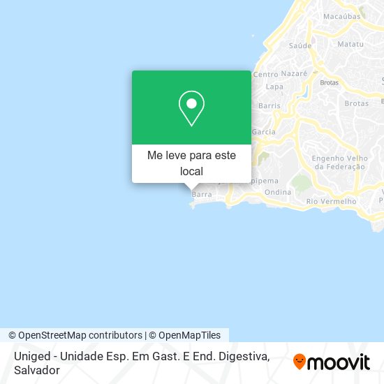 Uniged - Unidade Esp. Em Gast. E End. Digestiva mapa