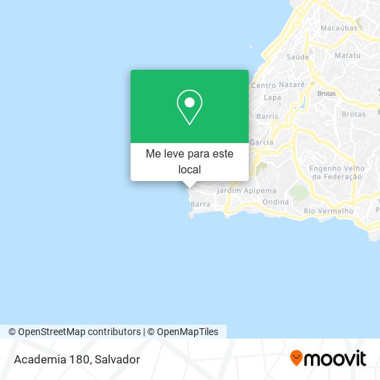 Academia 180 mapa