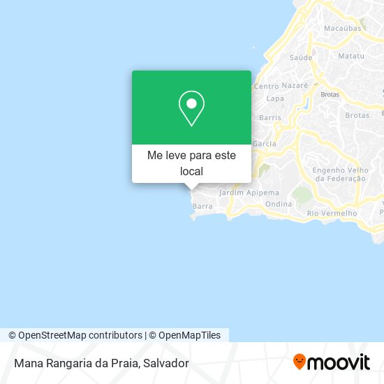 Mana Rangaria da Praia mapa