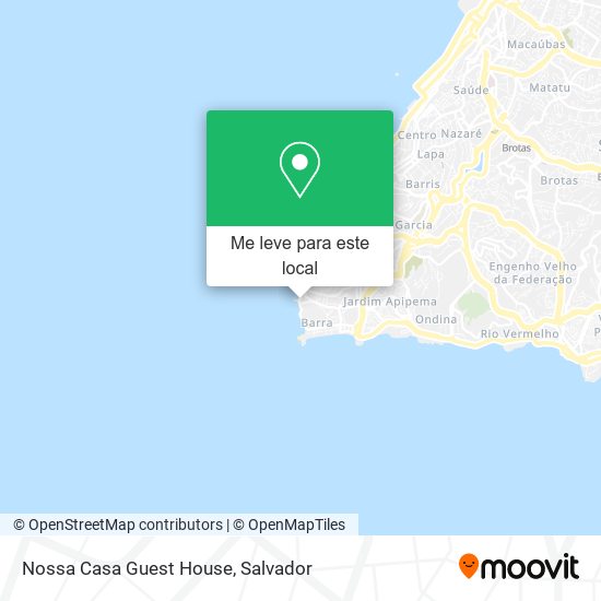 Nossa Casa Guest House mapa