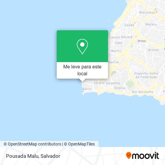 Pousada Malu mapa