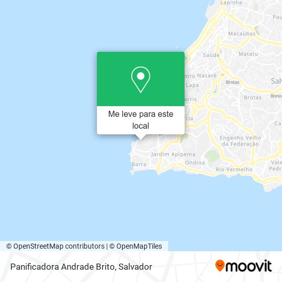 Panificadora Andrade Brito mapa