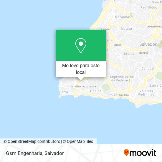 Gsm Engenharia mapa