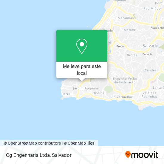 Cg Engenharia Ltda mapa